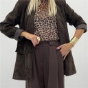 giacca in velluto con costina prestige